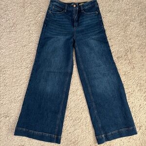 Maeve by Anthropologie Full Length Wide Leg Jeans